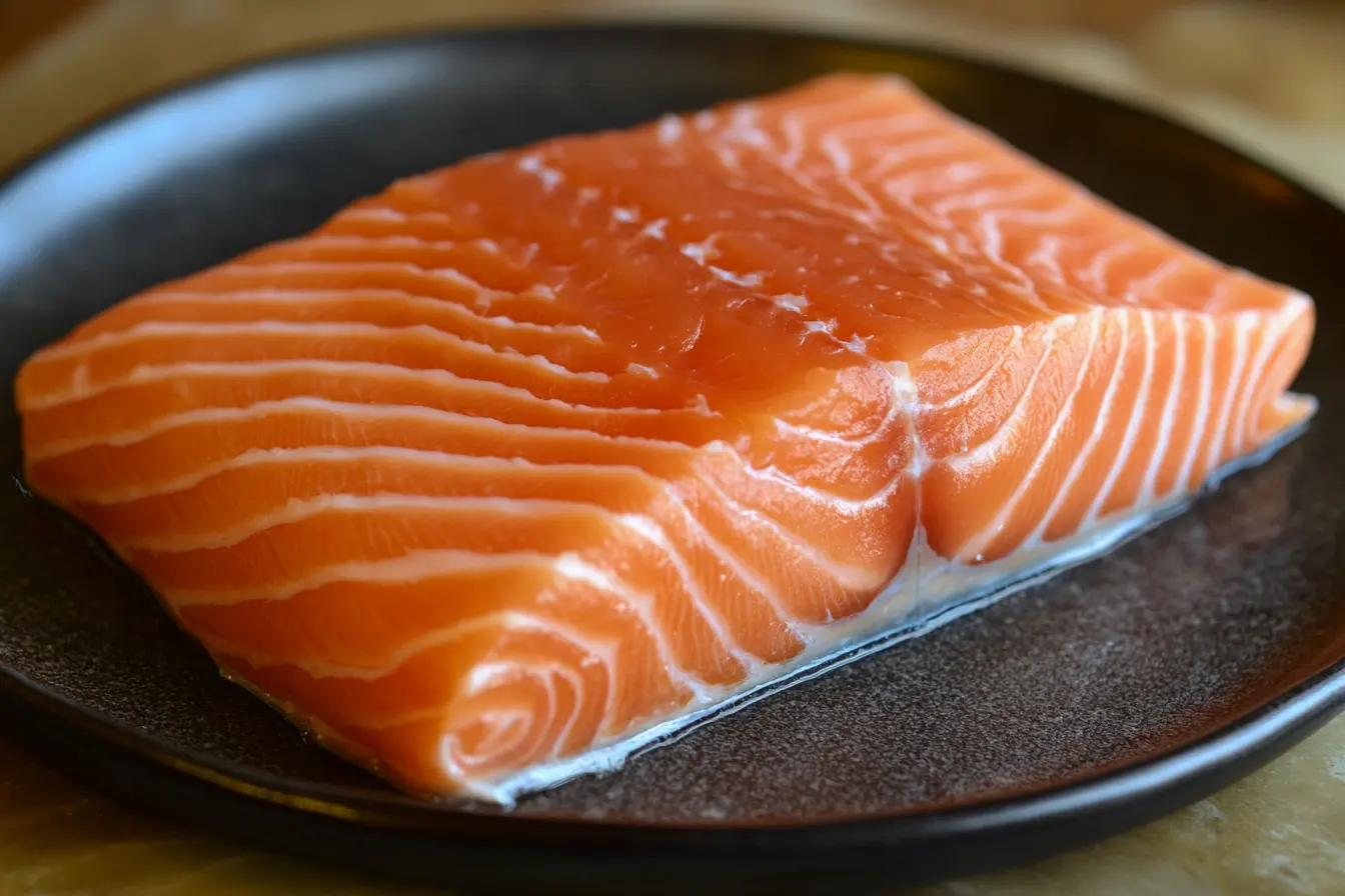 1 lb salmon steak picture