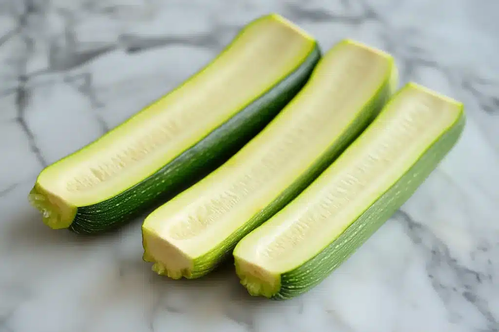 Current image: picture of Do you peel zucchini before baking