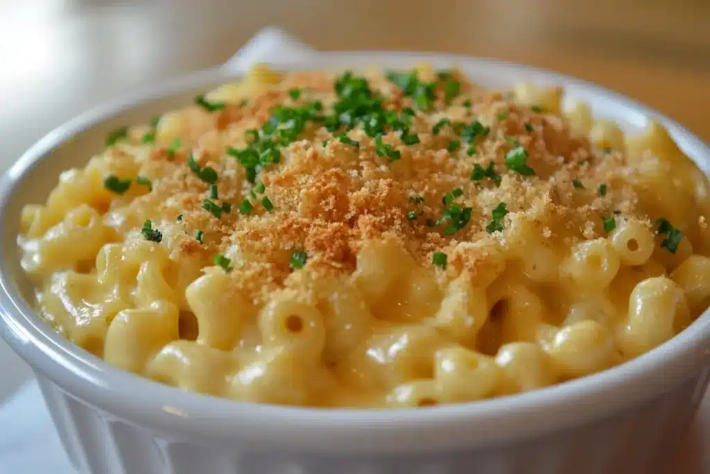 Current image: picture of mike's farm mac and cheese