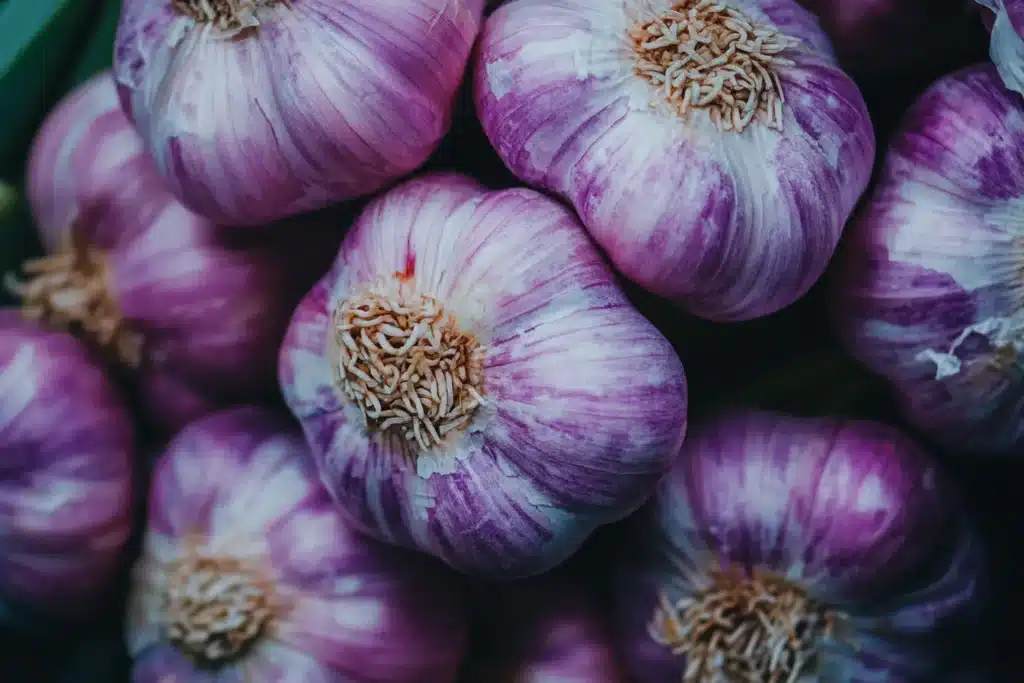 Current image: purple garlic picture