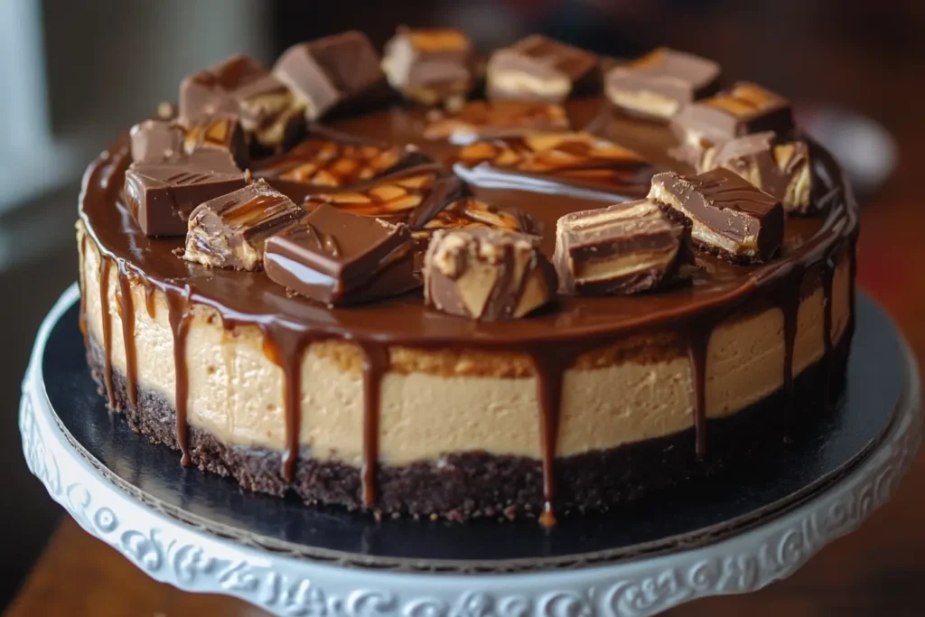 Current image: pictures of reeses caramel cheesecake