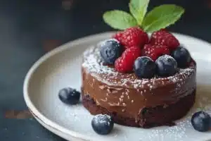 picture of refined coconut oil chocolate cake