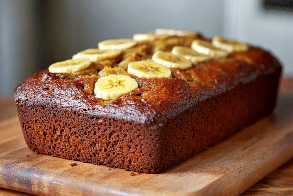 Current image: 4 ingredient banana bread with oil picture