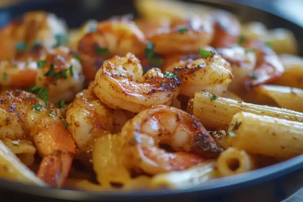 Current image: Cajun shrimp pasta no cream picture