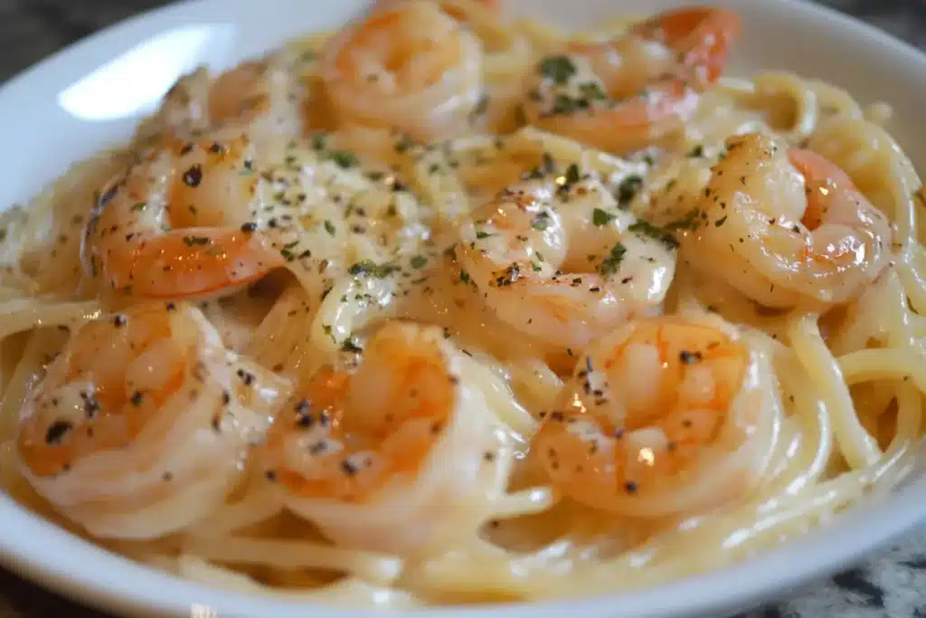 Current image: Creamy Cajun shrimp pasta picture