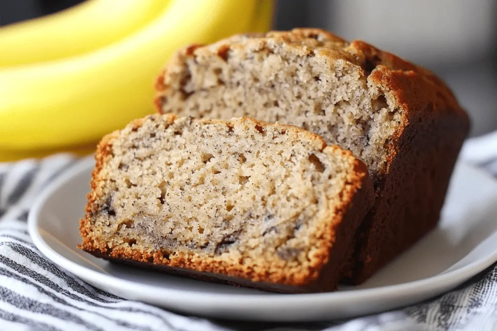 Current image: Easy banana bread recipe picture