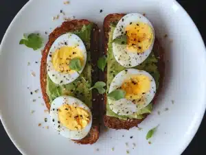 healthy and vibrant breakfast