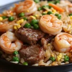 Shrimp and Steak Fried Rice