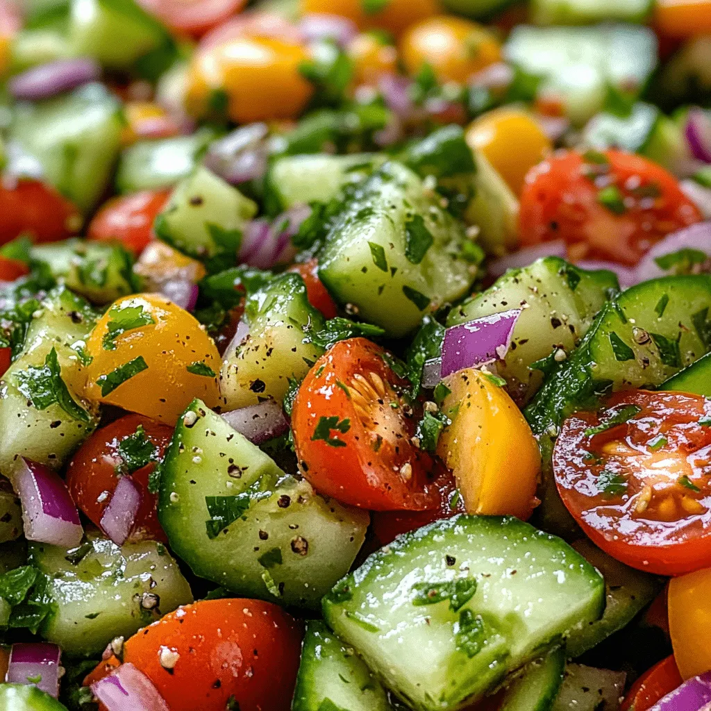 Refreshing Cucumber Avocado Salad with Zesty Lime Dressing - Scarlet Recipes featured image