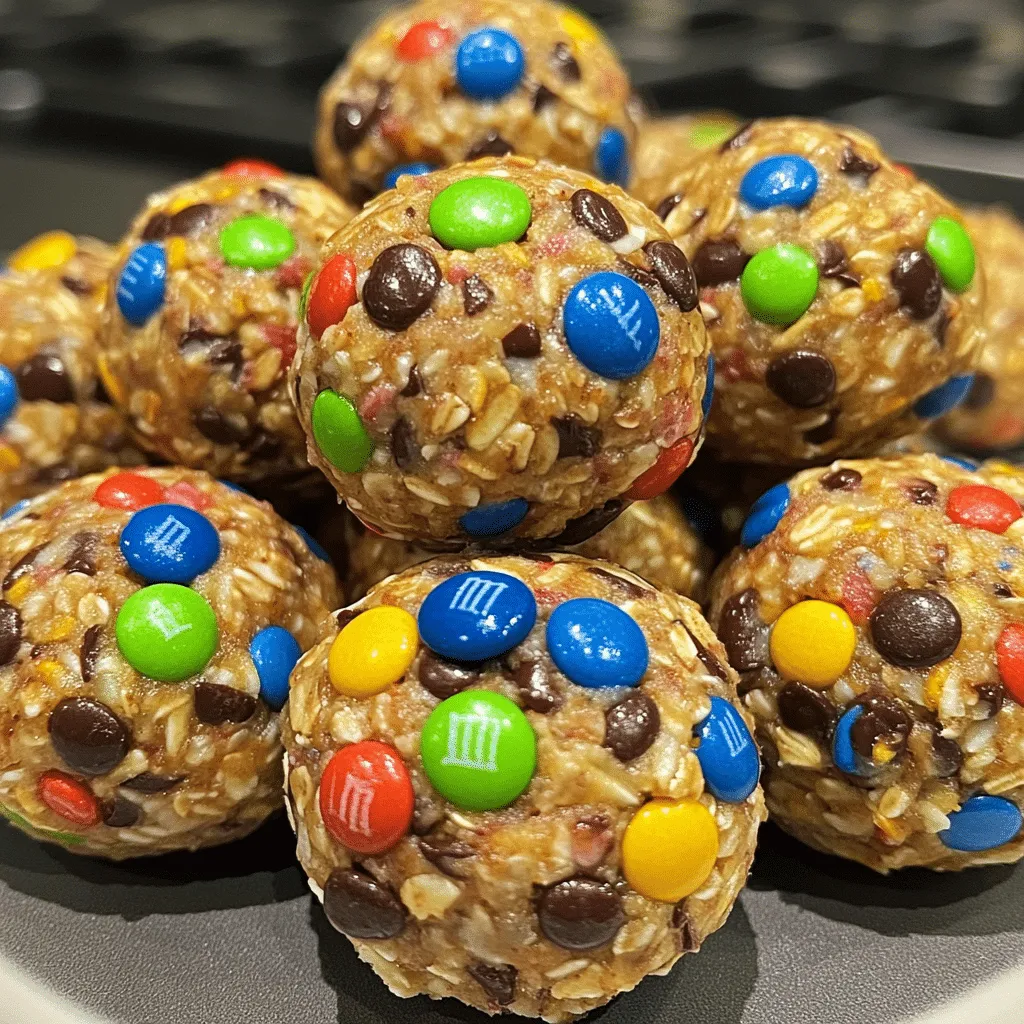Quick & Healthy Monster Cookie Protein Balls for Any Craving - Scarlet Recipes featured image