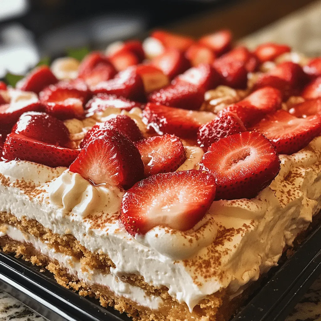 No Bake Strawberry Delight Bliss