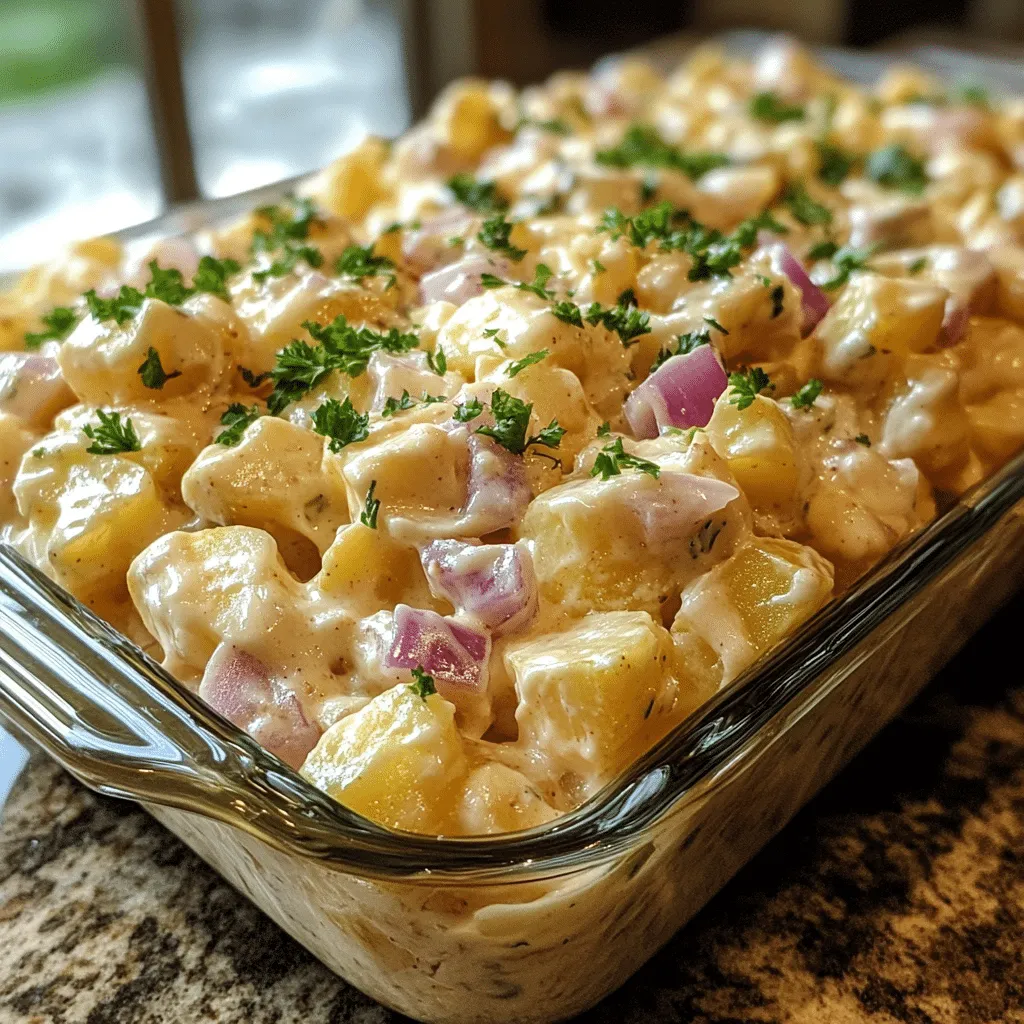 Creamy Mustard Potato Salad with Zesty Herb Twist