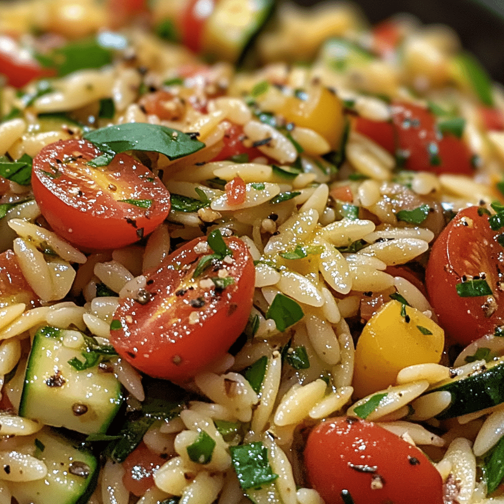 Quick & Flavorful Orzo Pasta Recipe for Busy Weeknights - Scarlet Recipes featured image