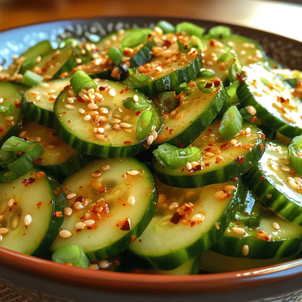 Refreshingly Crisp Korean Cucumber Salad in 15 Minutes - Scarlet Recipes featured image