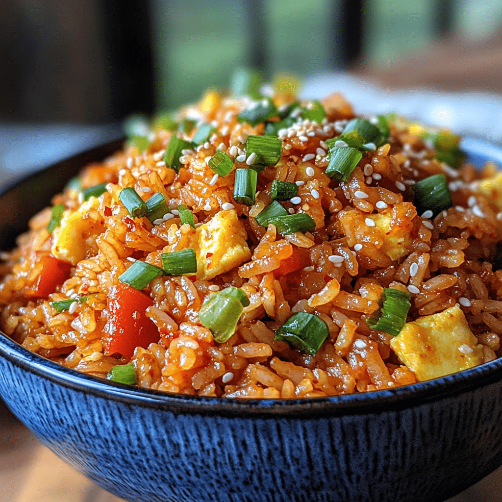 Spicy Kimchi Fried Rice with a Twist: Easy Gourmet Recipe - Scarlet Recipes featured image