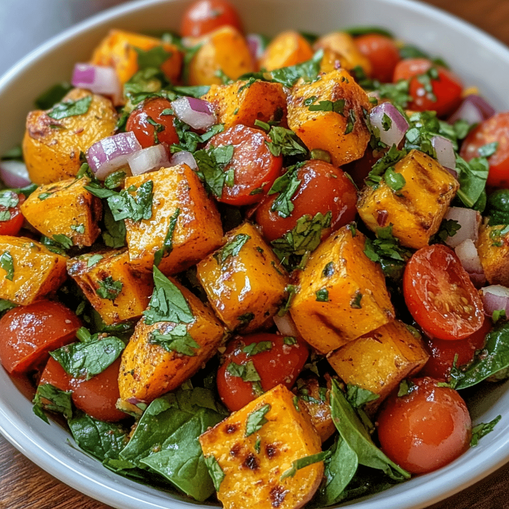 Irresistibly Cozy Sweet Potato Salad for Heartwarming Gatherings - Scarlet Recipes featured image