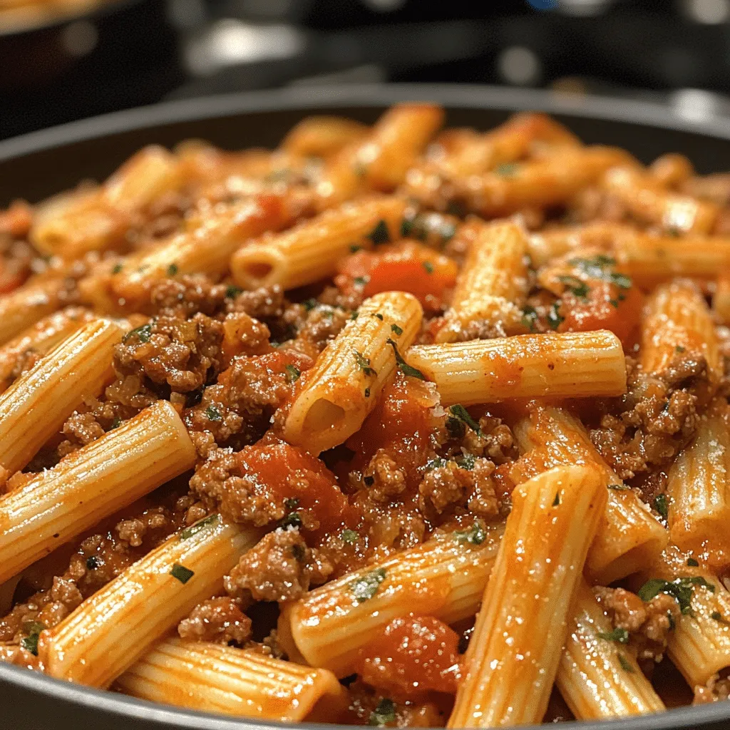 Ground Beef Pasta Recipe