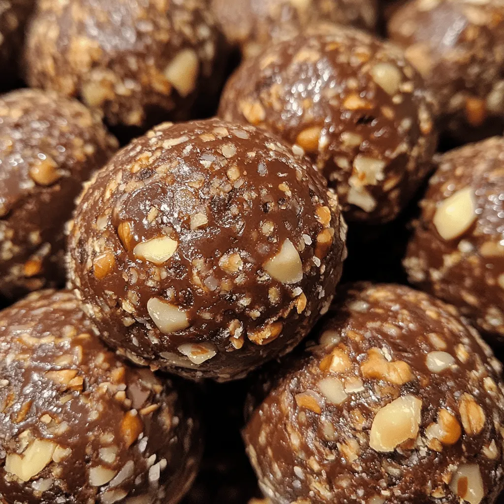 Nutty Chocolate Bliss Gluten Free Protein Balls Recipe