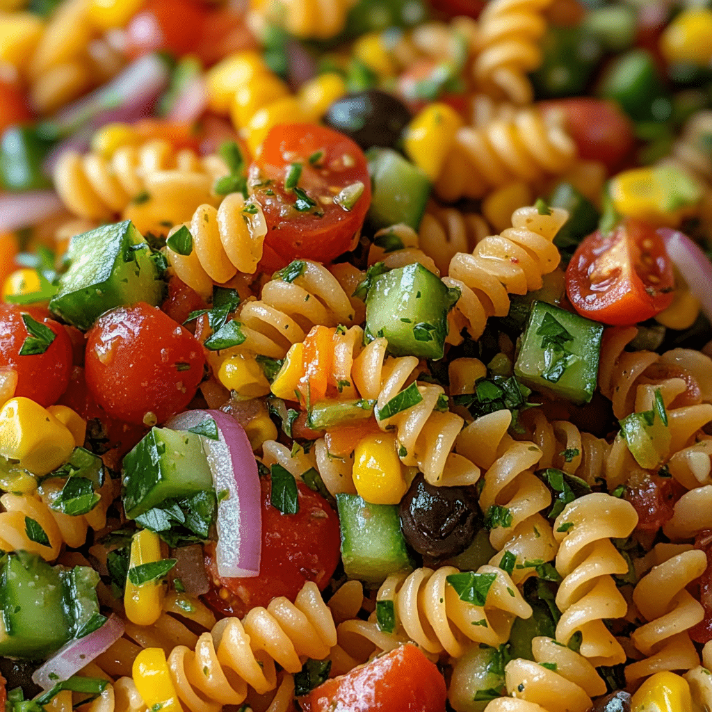 Quick & Colorful Pasta Salad for Fresh Summer Meals - Scarlet Recipes featured image