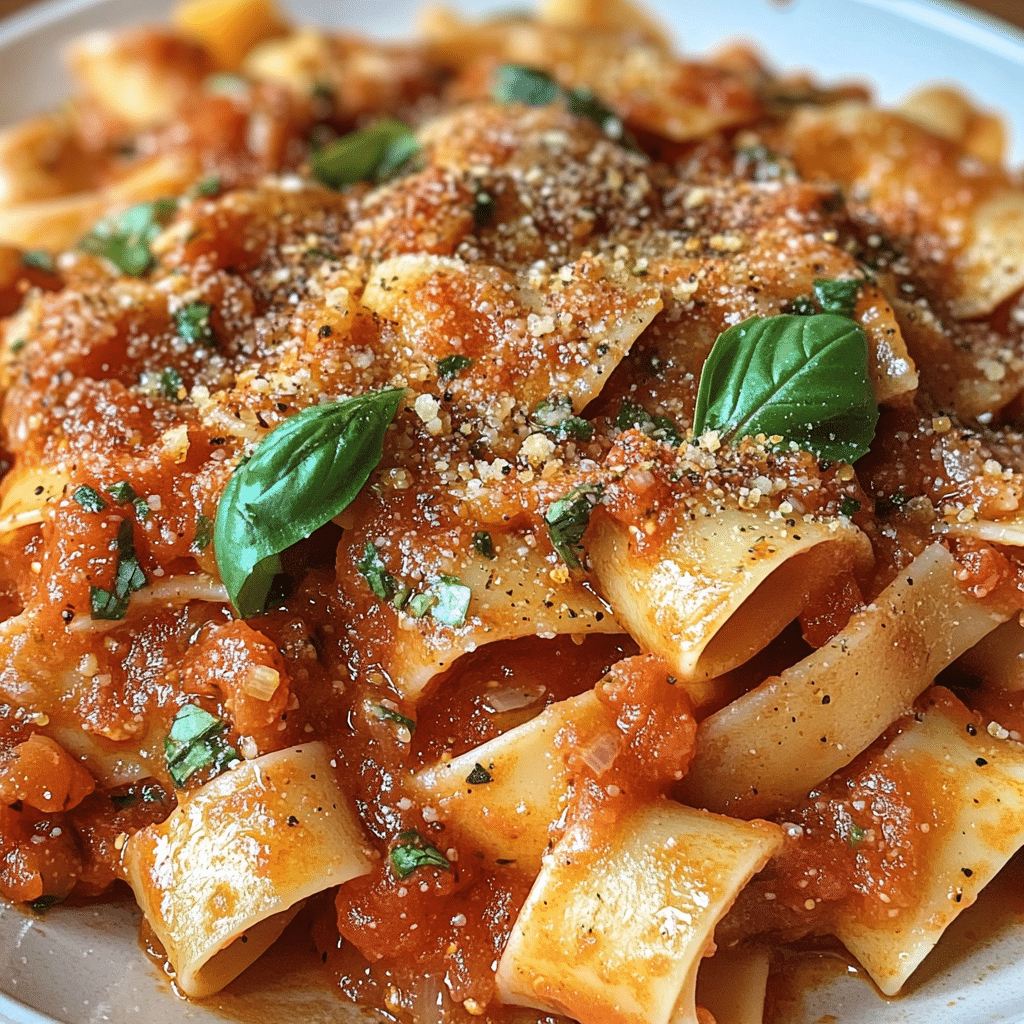 Rich and Flavorful Homemade Pasta Sauce Recipe - Scarlet Recipes featured image