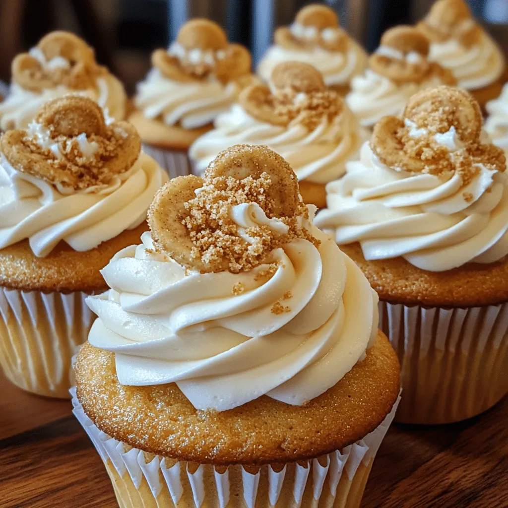 Decadent Banana Pudding Cupcakes with Creamy Frosting - Scarlet Recipes featured image
