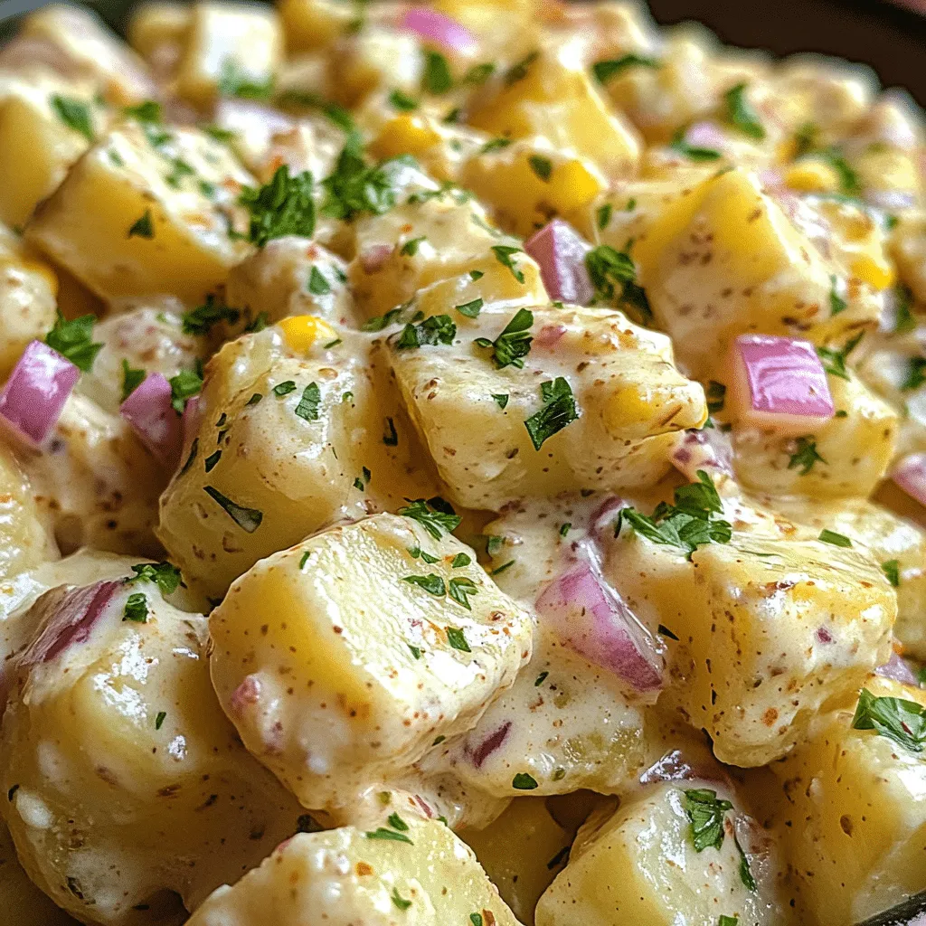 Savor the Joy of Creamy Vegan Potato Salad Bliss - Scarlet Recipes featured image