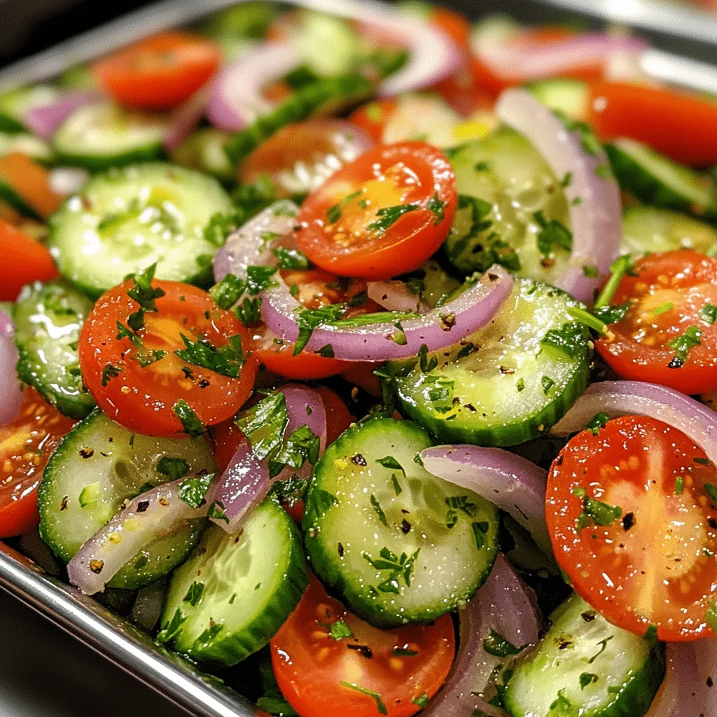 Refreshing Cucumber Onion Salad: A Taste of Home Bliss - Scarlet Recipes featured image