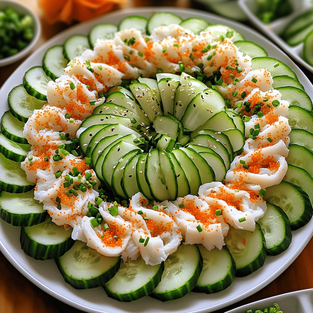 Savor the Freshness: California Roll Cucumber Salad Delight - Scarlet Recipes featured image