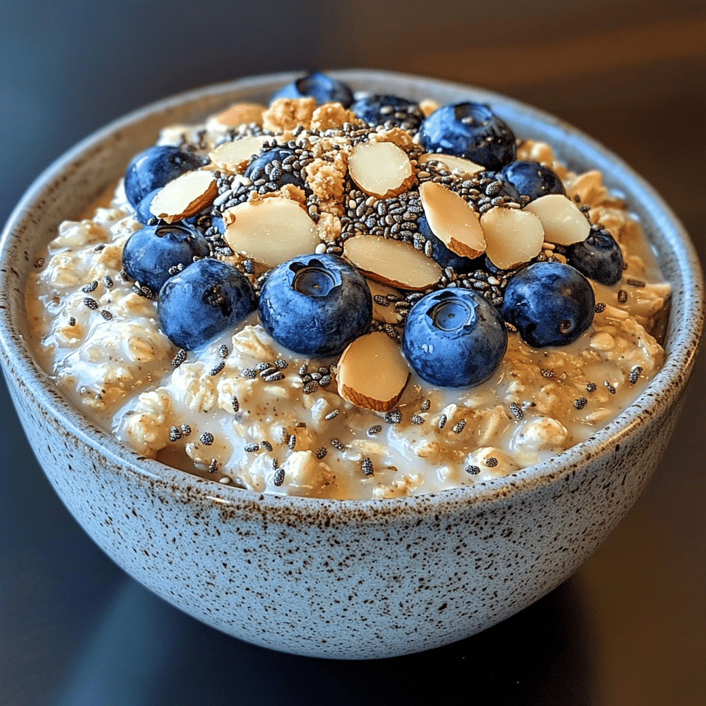Indulge in Cozy Blueberry Overnight Oats for a Joyful Morning - Scarlet Recipes featured image