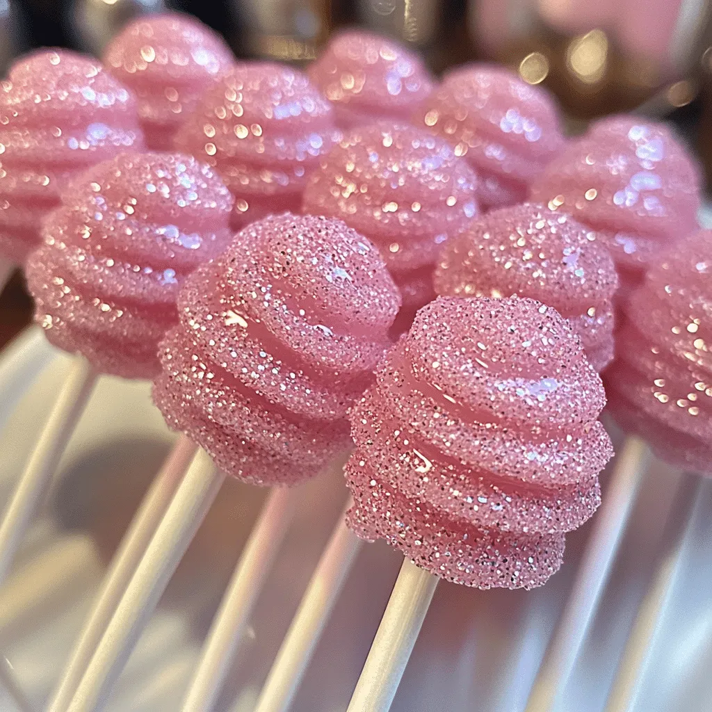 Frosted Bubblegum Vodka Wands