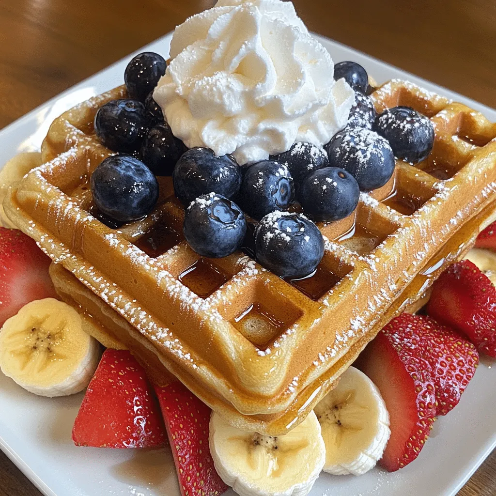 Blueberry Waffles