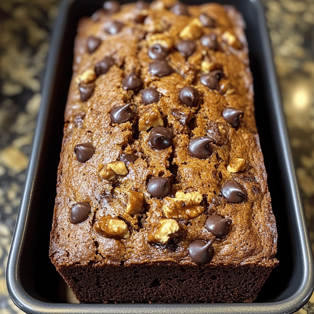 Irresistible Pumpkin Banana Bread with Warm Spices & Nuts - Scarlet Recipes featured image