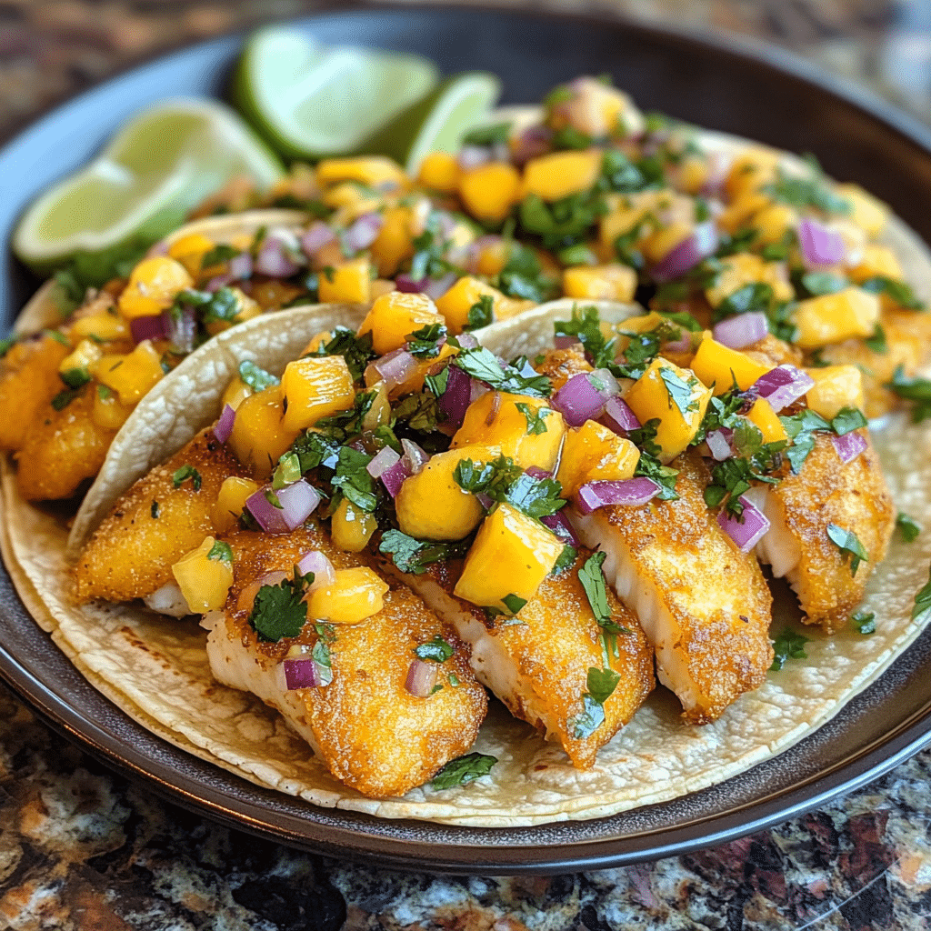 Irresistible Baja-Style Fish Tacos with Mango Salsa Twist - Scarlet Recipes featured image