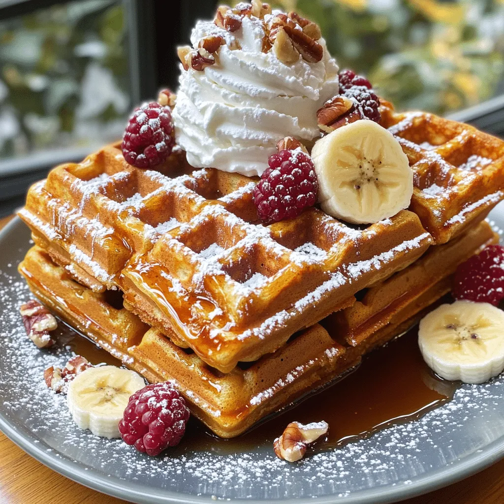 Warm Pumpkin Waffles: A Cozy Taste of Fall Bliss - Scarlet Recipes featured image