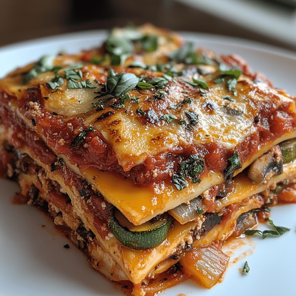 Savory Layers of Flavor: Vegan Lasagna Delight Recipe - Scarlet Recipes featured image