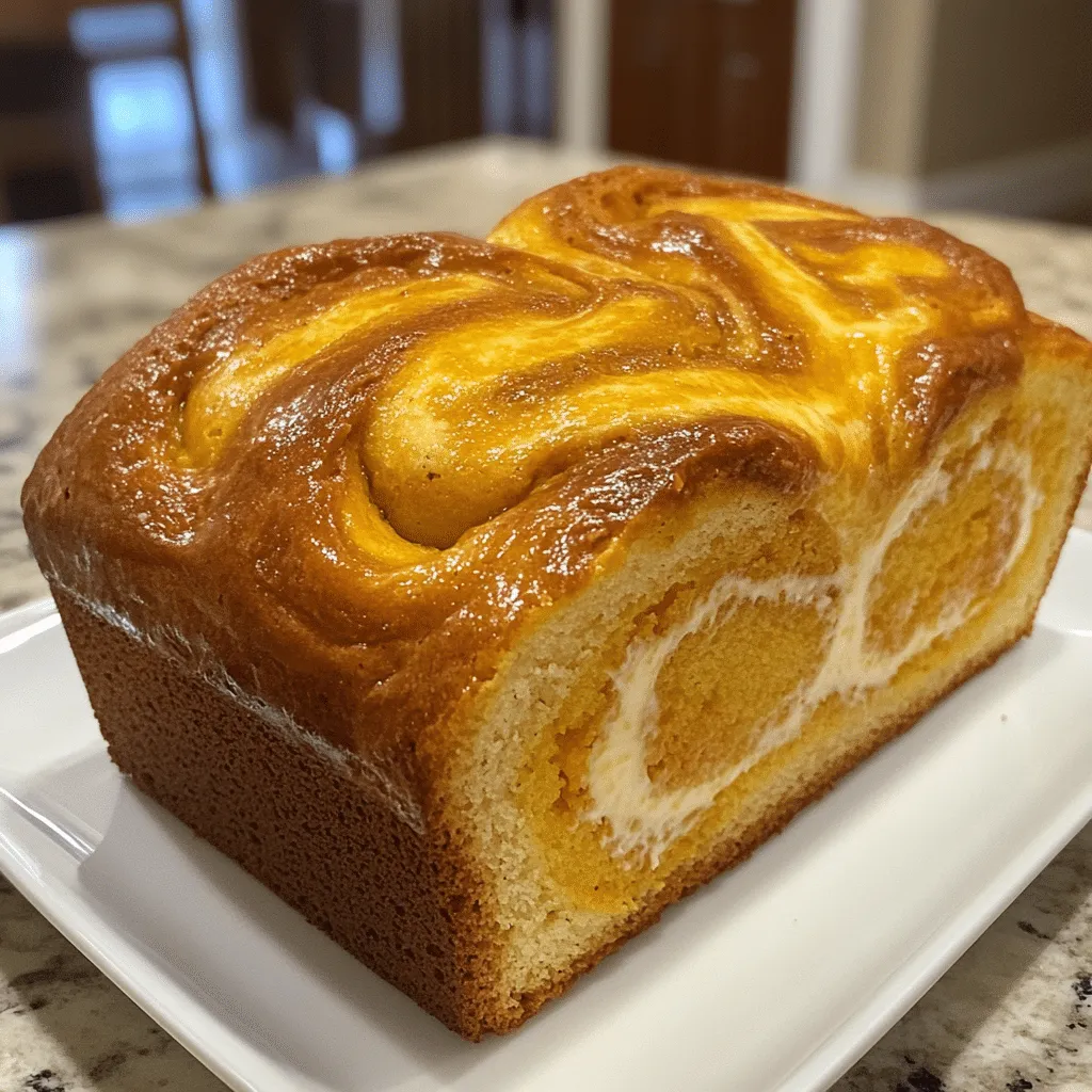 Delicious Pumpkin Bread with Cream Cheese Recipe - Scarlet Recipes featured image