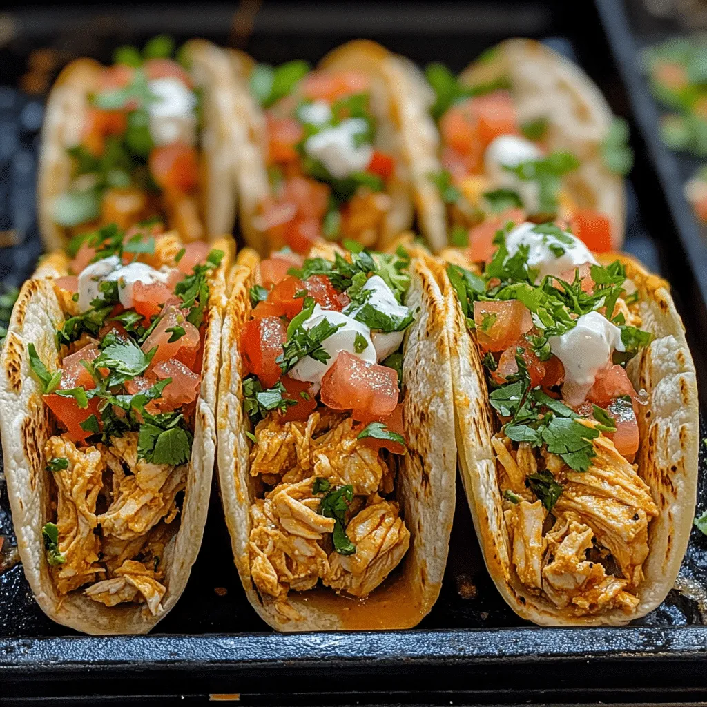 Savory Pull-Apart Chicken Tacos for Flavorful Gatherings - Scarlet Recipes featured image
