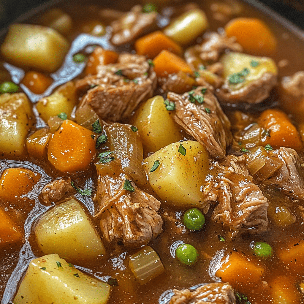 Savory Pork Shoulder Stew: A Cozy Crock Pot Delight - Scarlet Recipes featured image