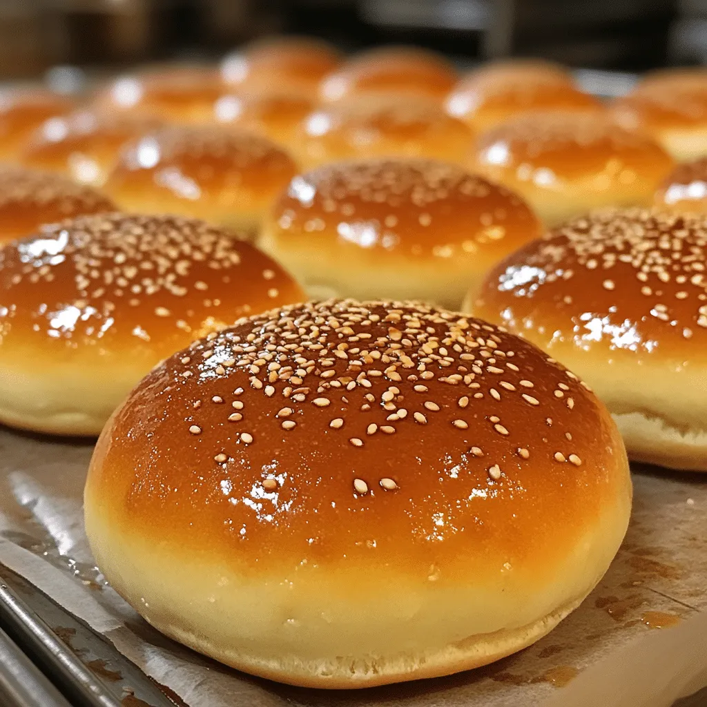 Heavenly Homemade Burger Buns