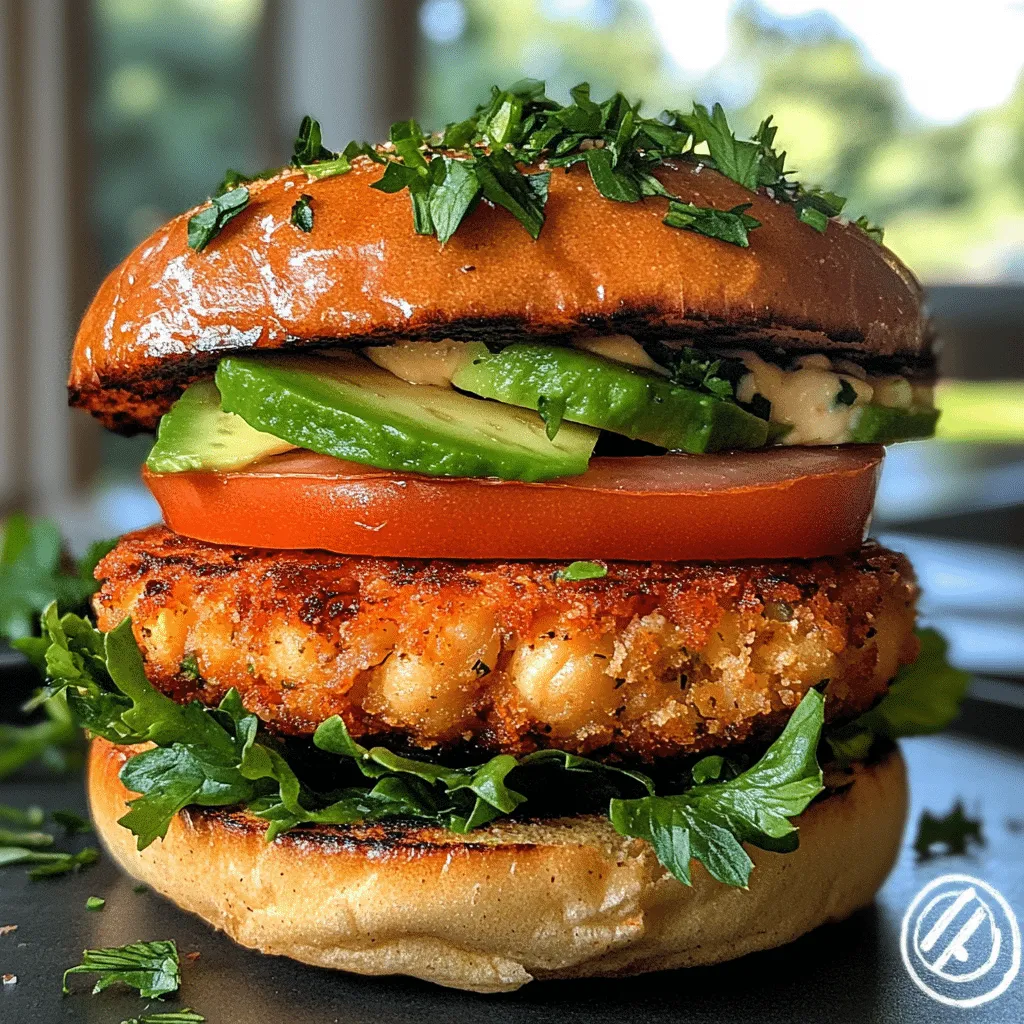 Delicious Chickpea Burger Recipe for a Healthy Meal - Scarlet Recipes featured image