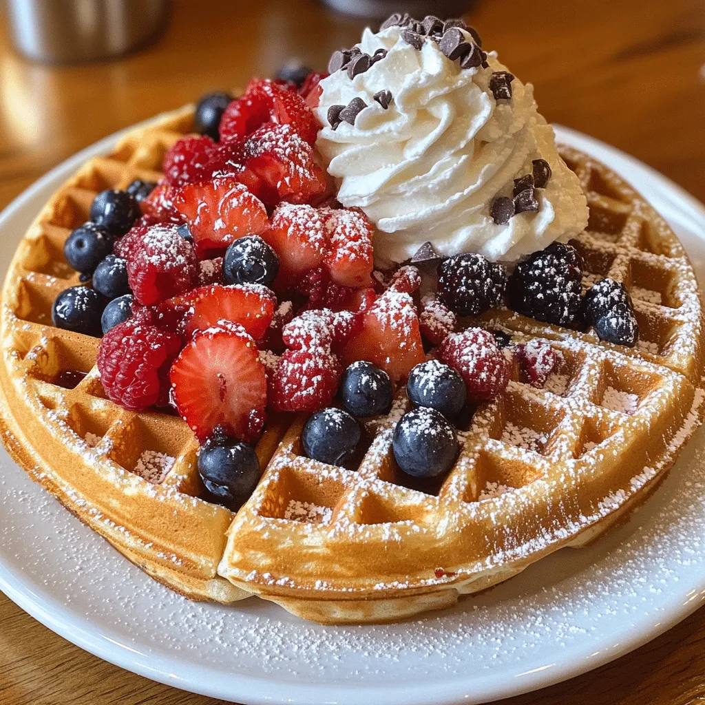 Delicious Homemade Waffles Recipe for Breakfast Bliss - Scarlet Recipes featured image