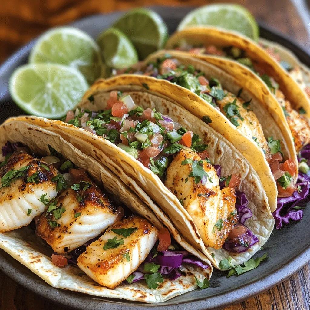 Delicious Halibut Tacos Ready in Under 30 Minutes - Scarlet Recipes featured image