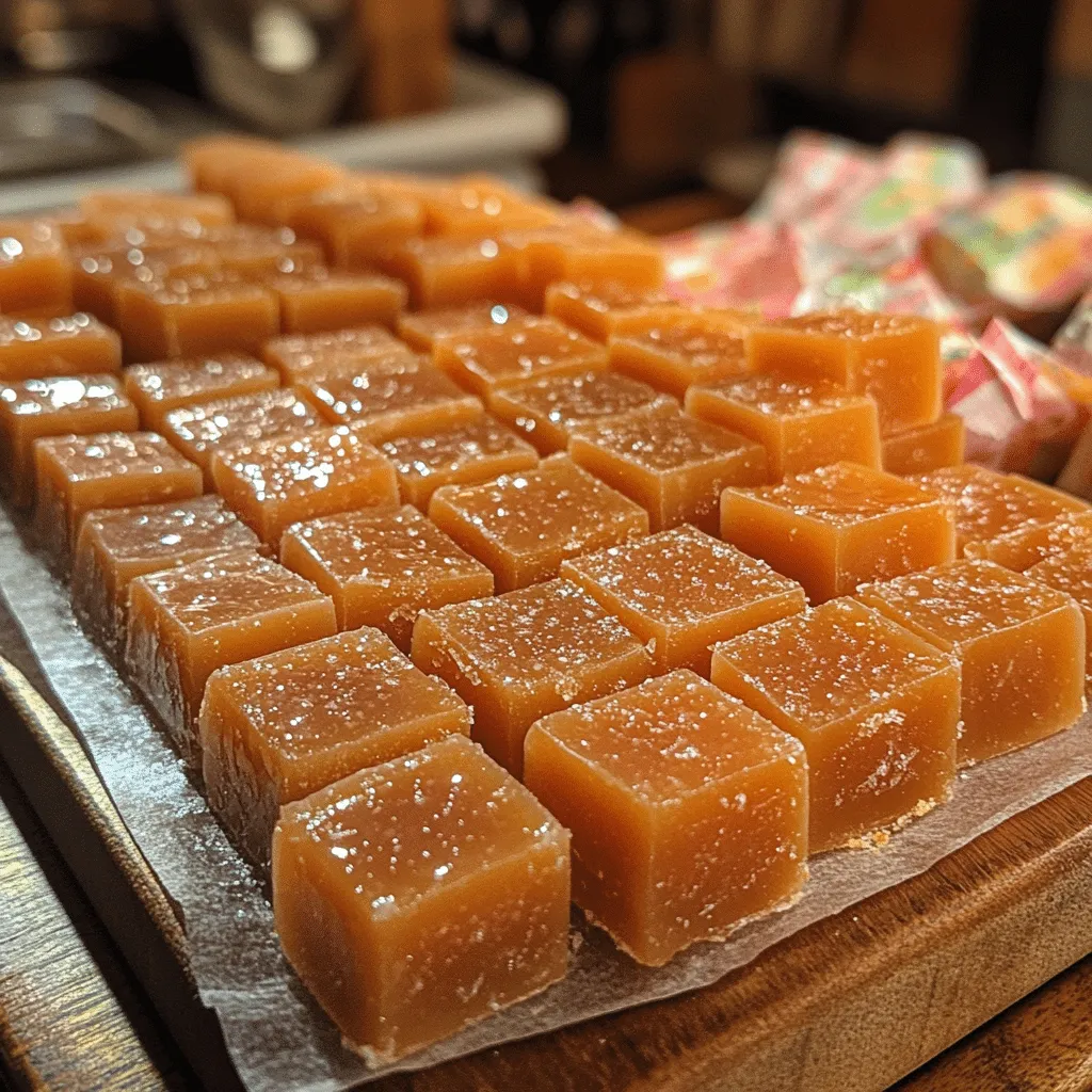 Homemade Fireball Whiskey Caramels