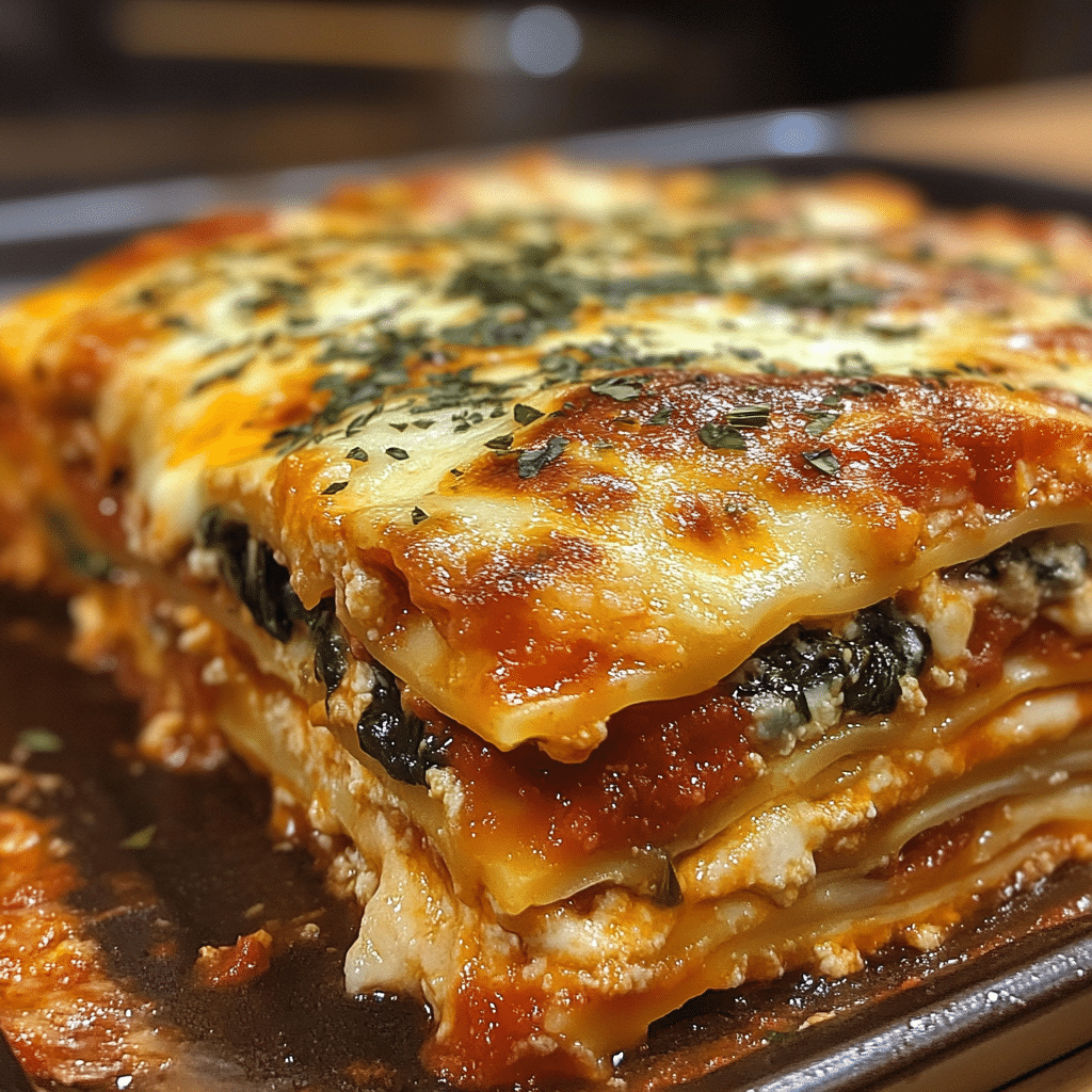 Quick & Flavorful Lasagna with Spinach and Ricotta Twist - Scarlet Recipes featured image