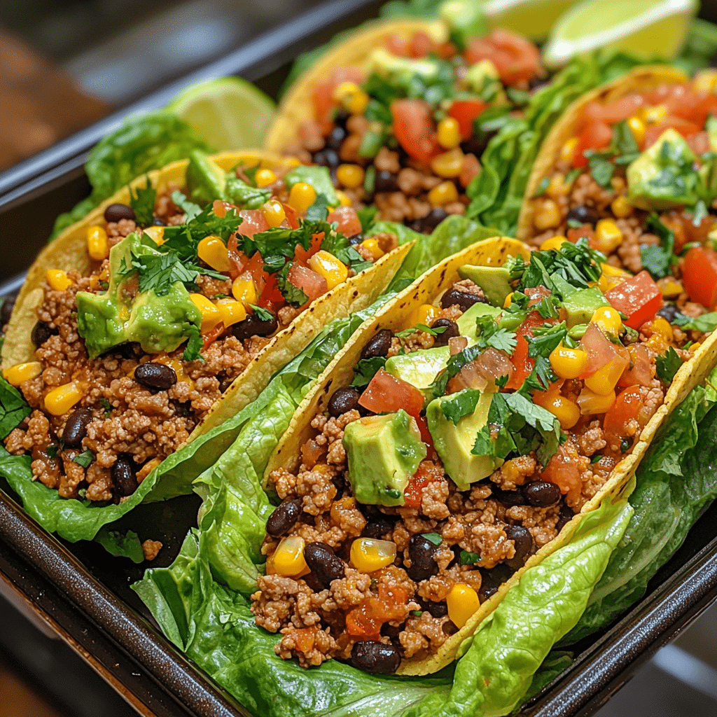 Savor the Crunch: Delightful Lettuce Tacos for Cozy Meals - Scarlet Recipes featured image