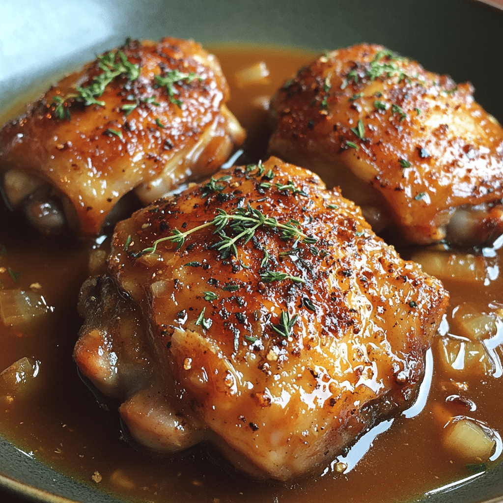 Easy Crock Pot Chicken Thighs: Tender and Flavorful Recipe - Scarlet Recipes featured image
