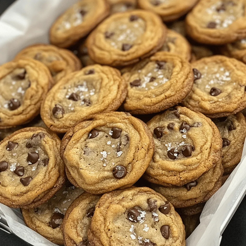 Irresistibly Crispy Chocolate Chip Cookies with Sea Salt Twist - Scarlet Recipes featured image