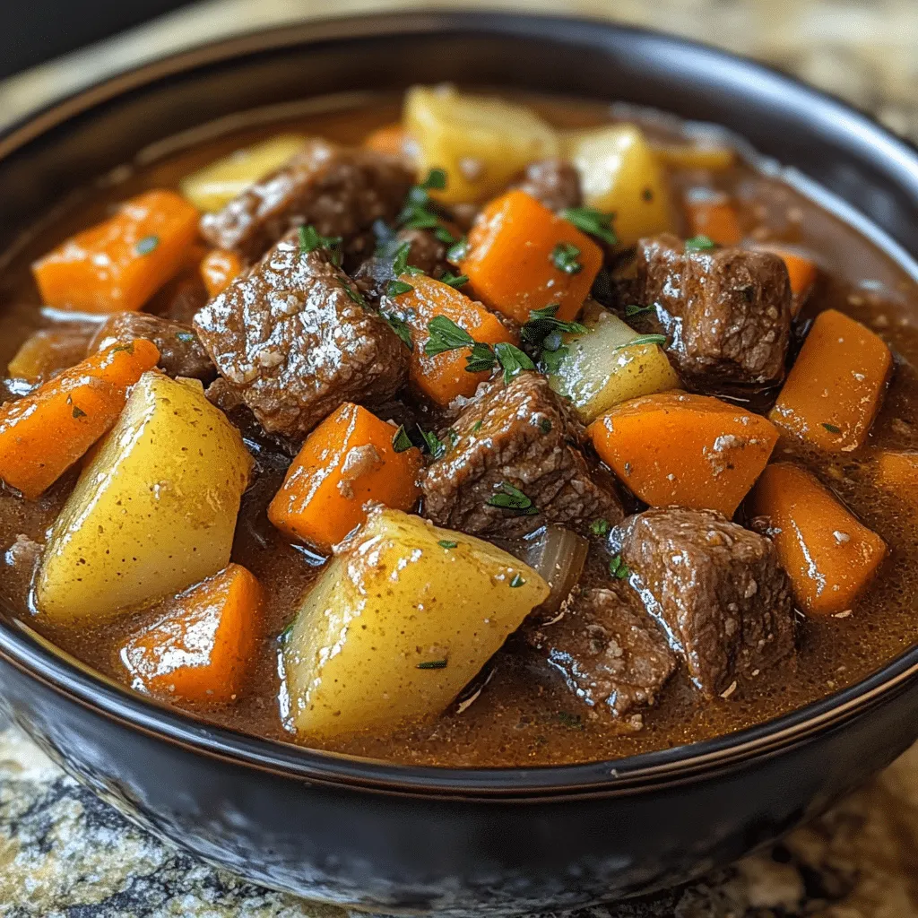 Crock Pot Stew Meat Recipe