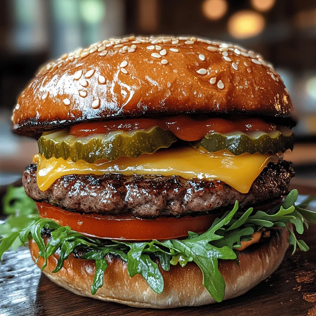 Quick & Juicy Burgers: Your Ultimate Weeknight Delight - Scarlet Recipes featured image