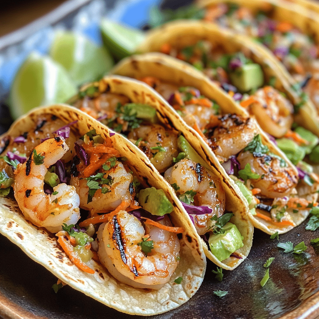 Savor the Sunshine: Irresistible Grilled Shrimp Tacos Recipe - Scarlet Recipes featured image
